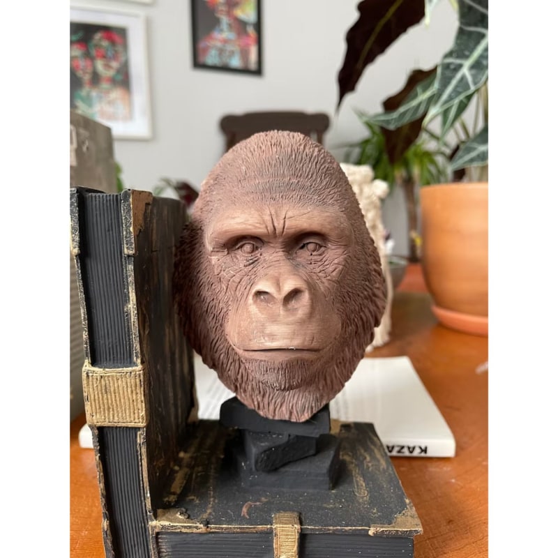 Gorilla Decor Sculpture