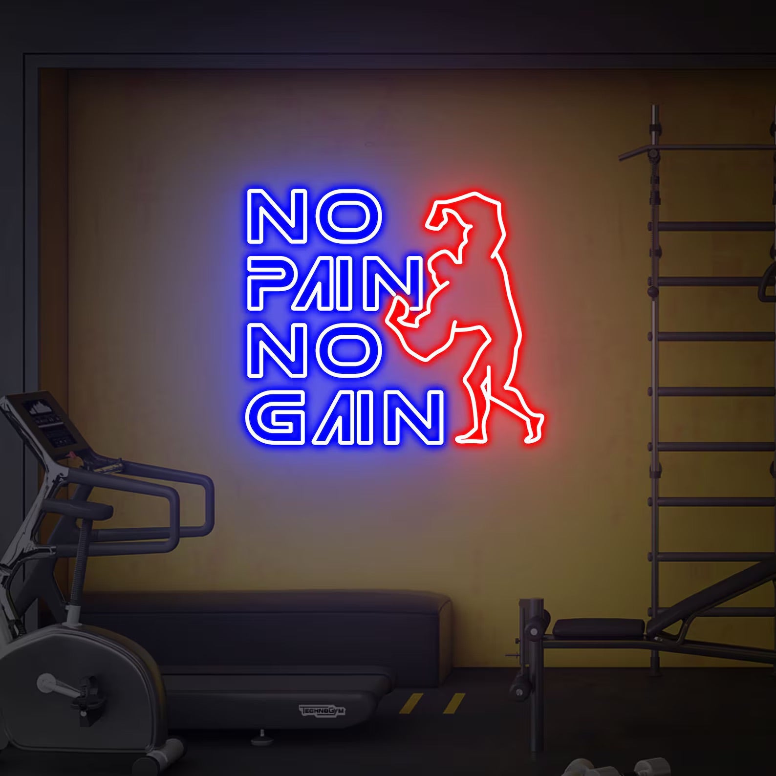 No Pain No Gain Neon Sign