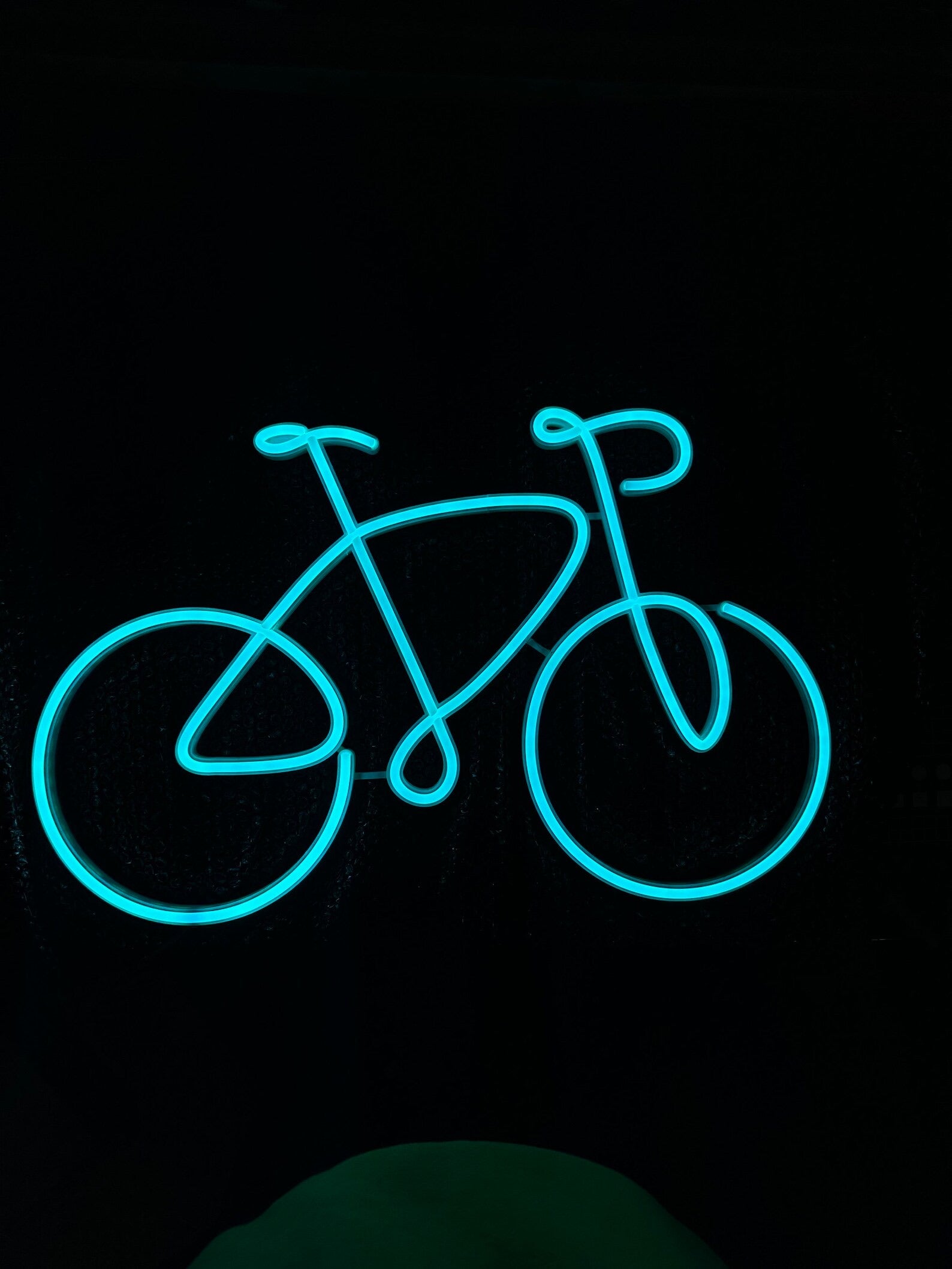 Neon Bicycle Wall Light