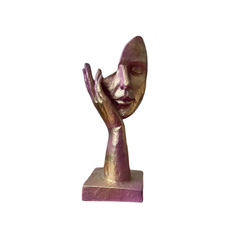 Mask Coloured Sculpture