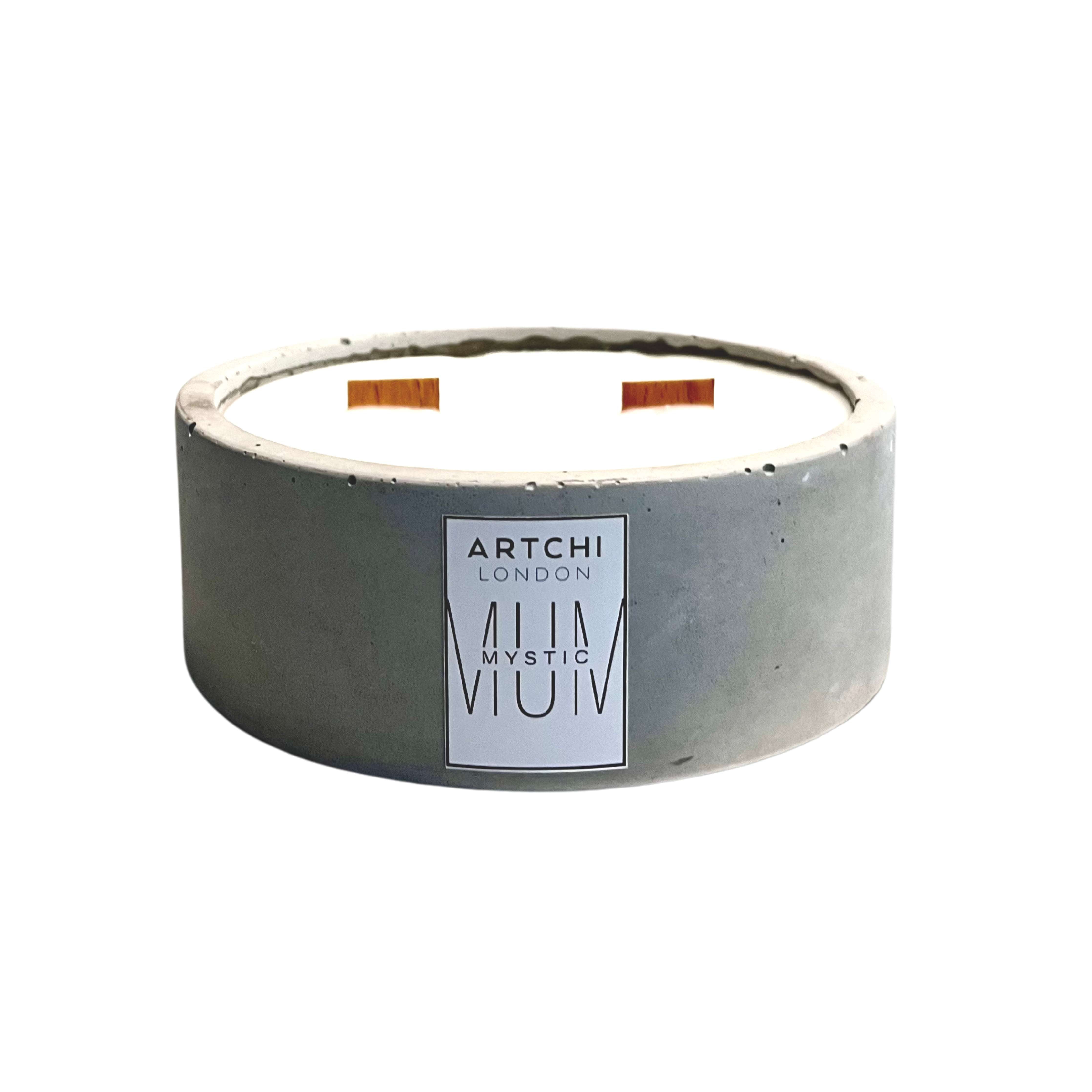 Grey Concrete Natural Soy Wax Candle