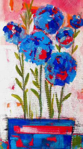 Mavi çiçekler 2/blue flowers 2