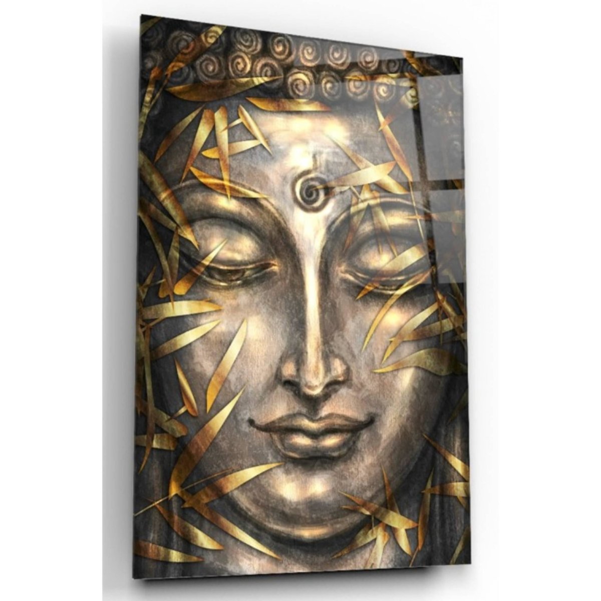 Buddha Glass Painting - Artchi