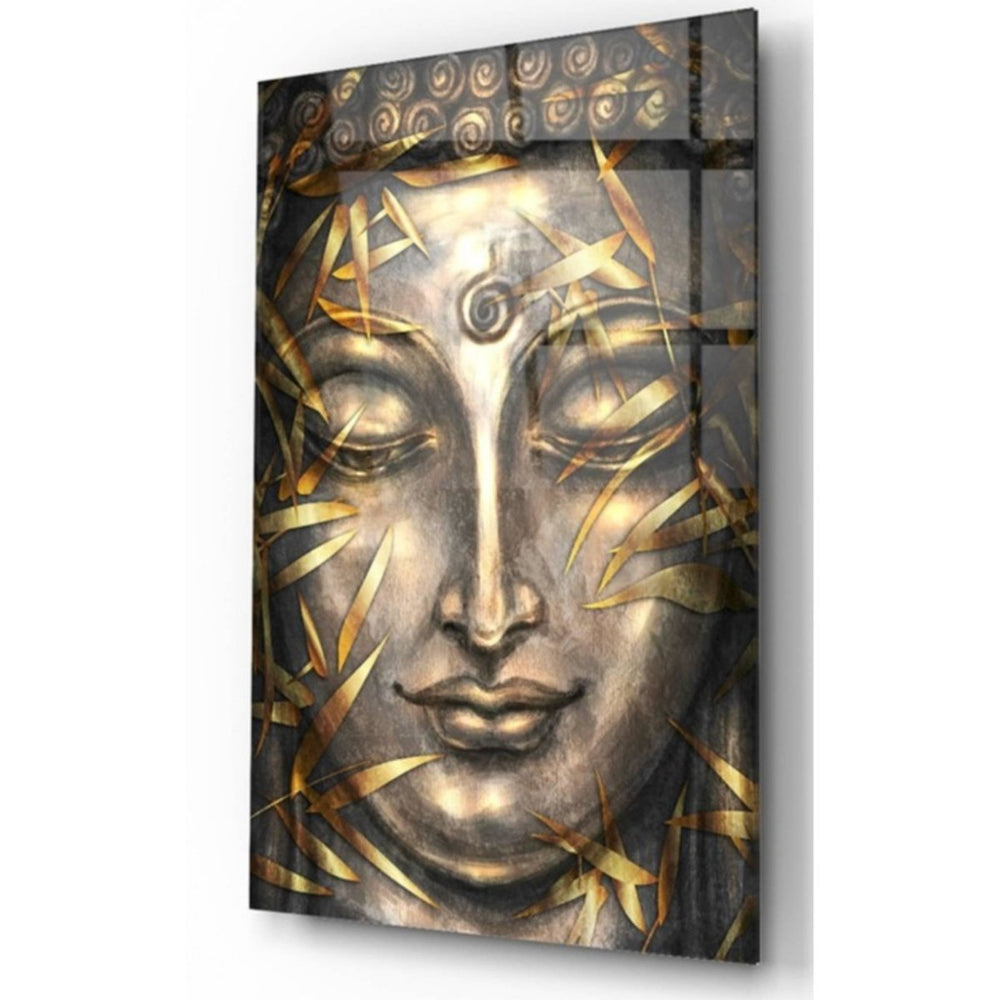 Buddha Glass Wall Art: Serenity by The Artchi