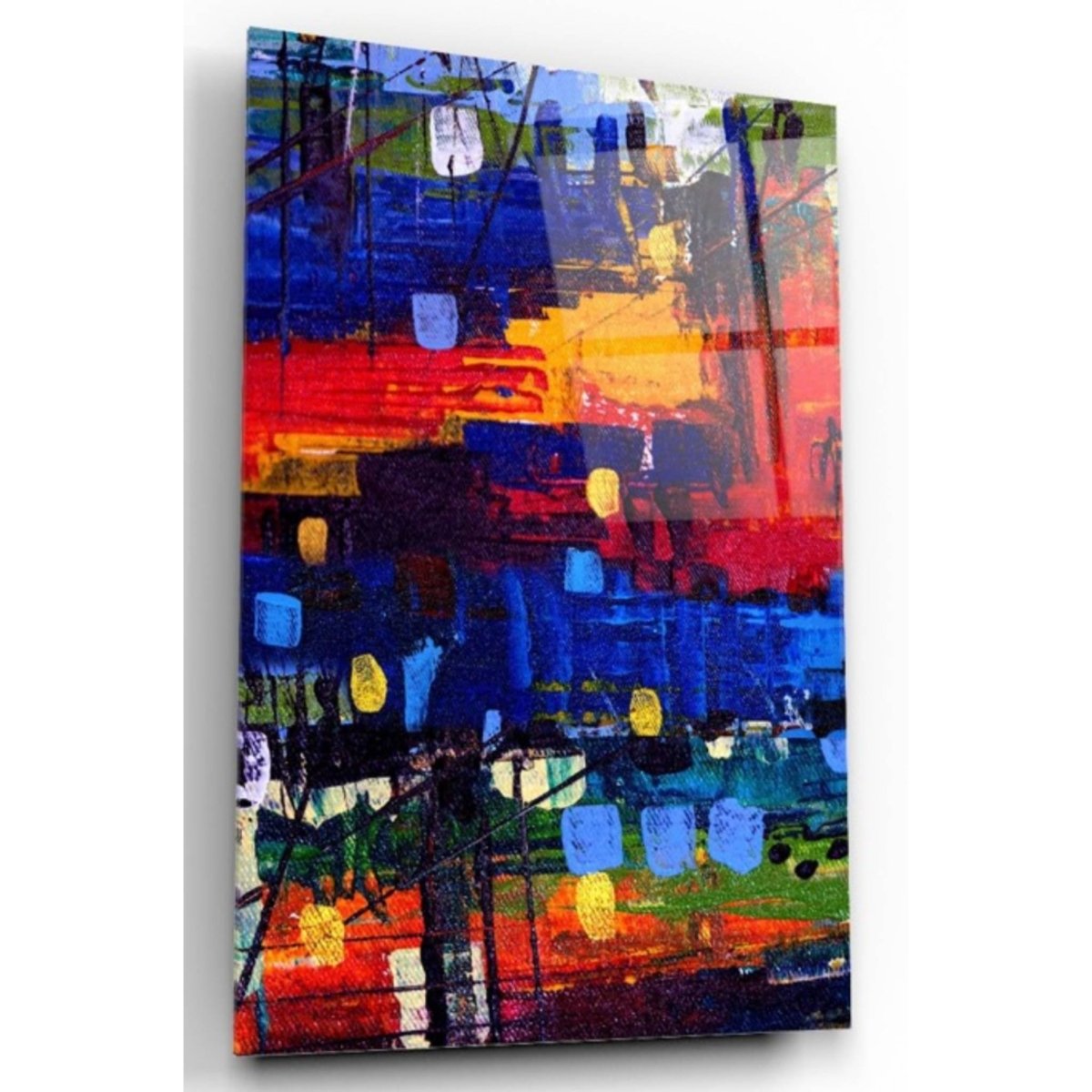Coloured Sky Glass Painting - Artchi