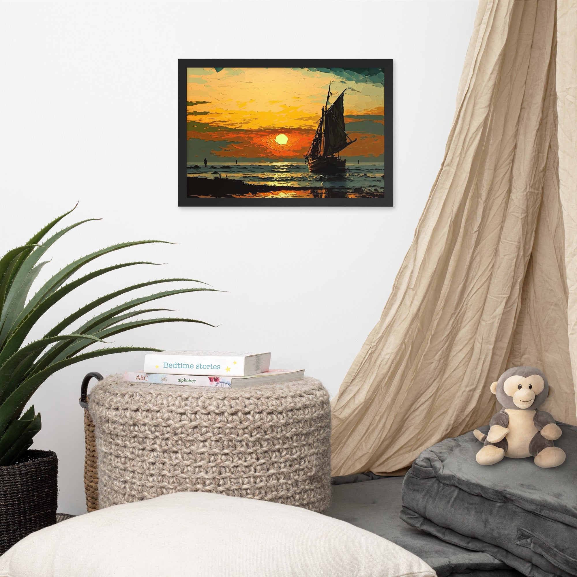 Beach Sunset Painting Edition