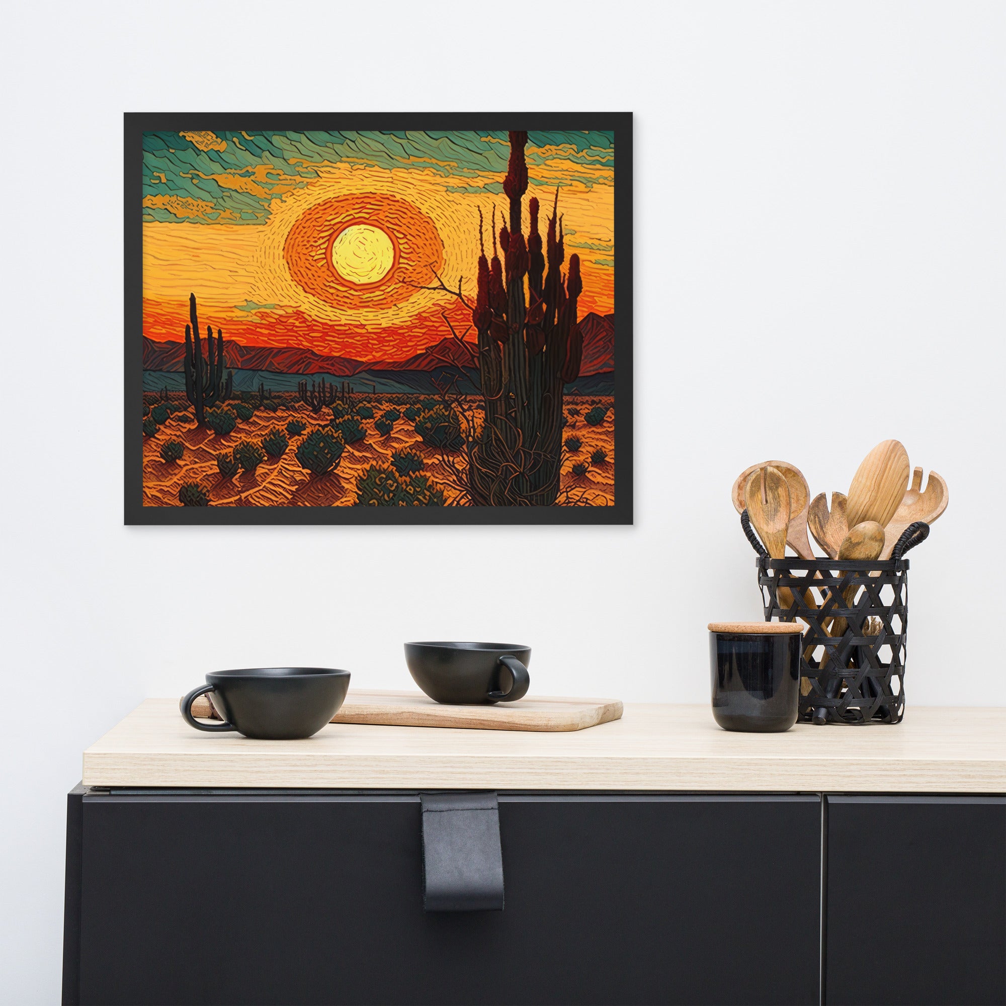 Desert Sunset Painting Edition