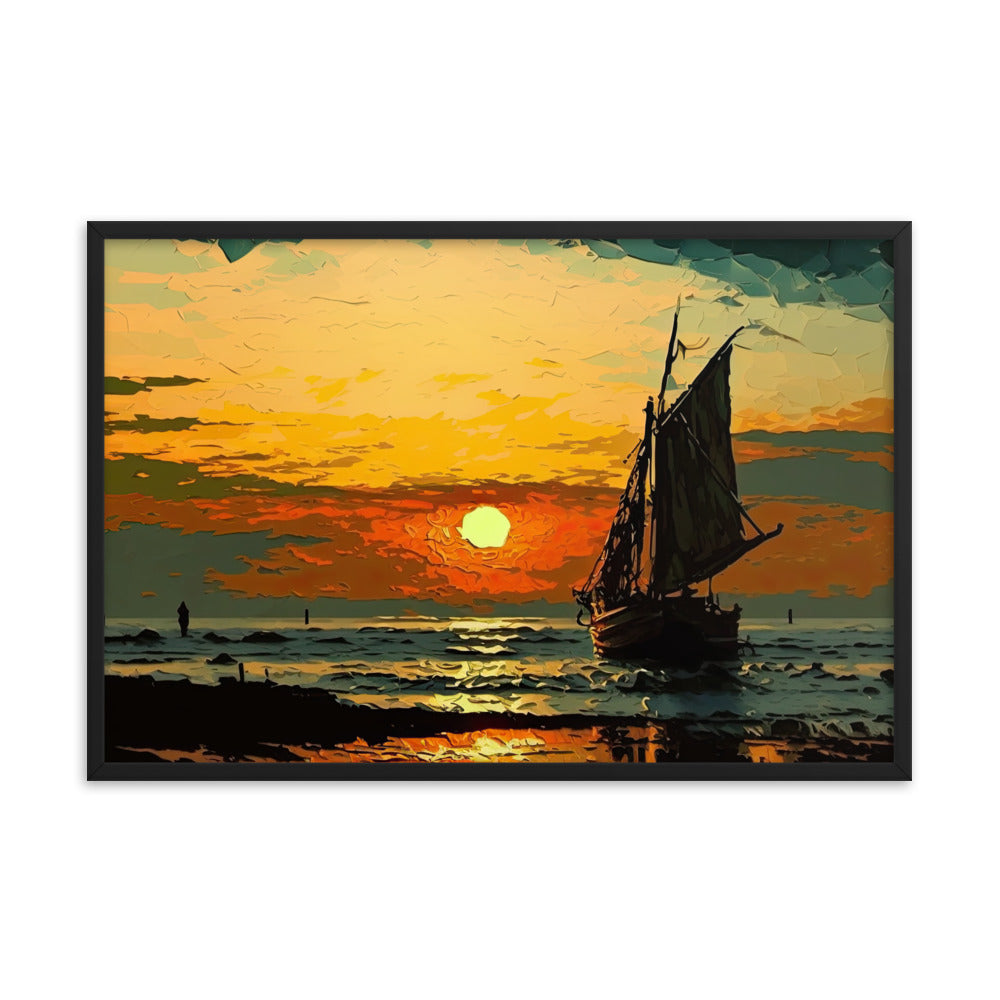 Beach Sunset Painting Edition