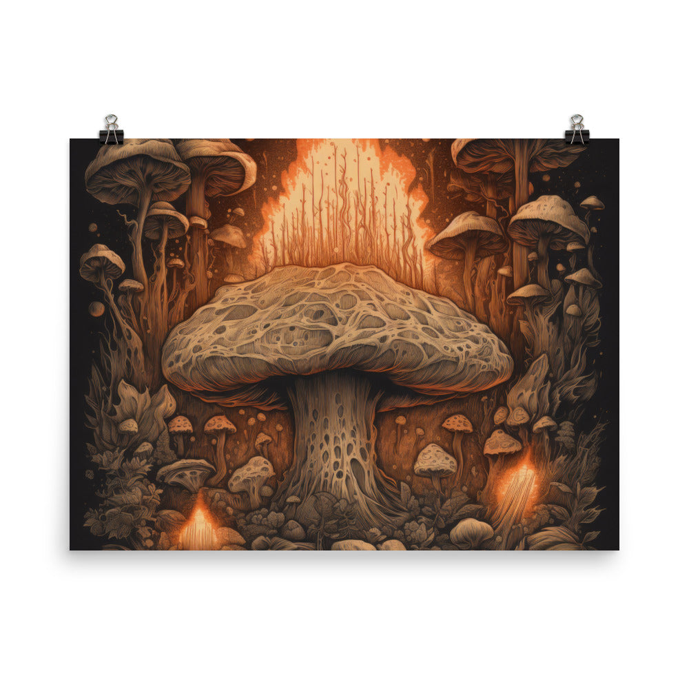 Mushroom Bonfire