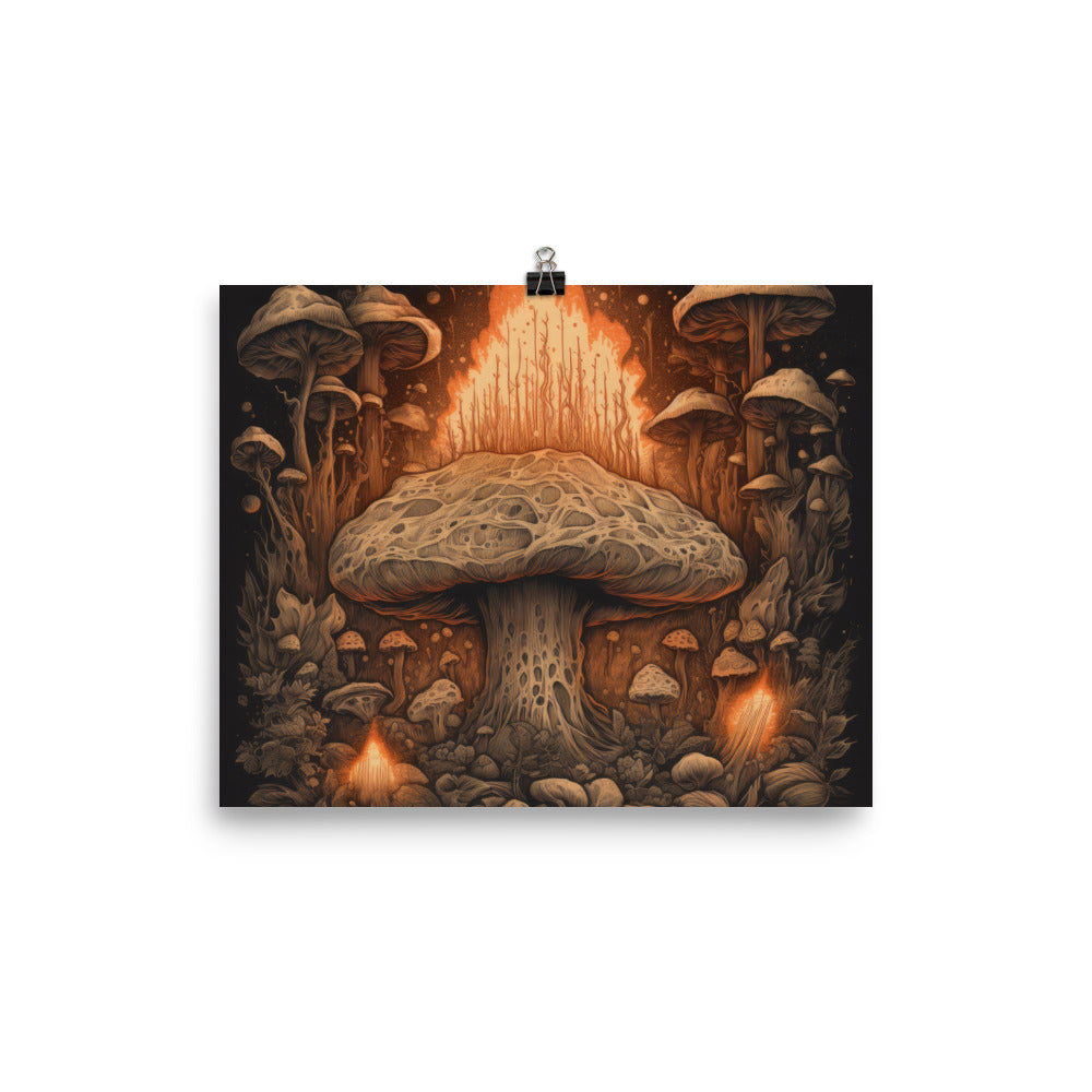Mushroom Bonfire