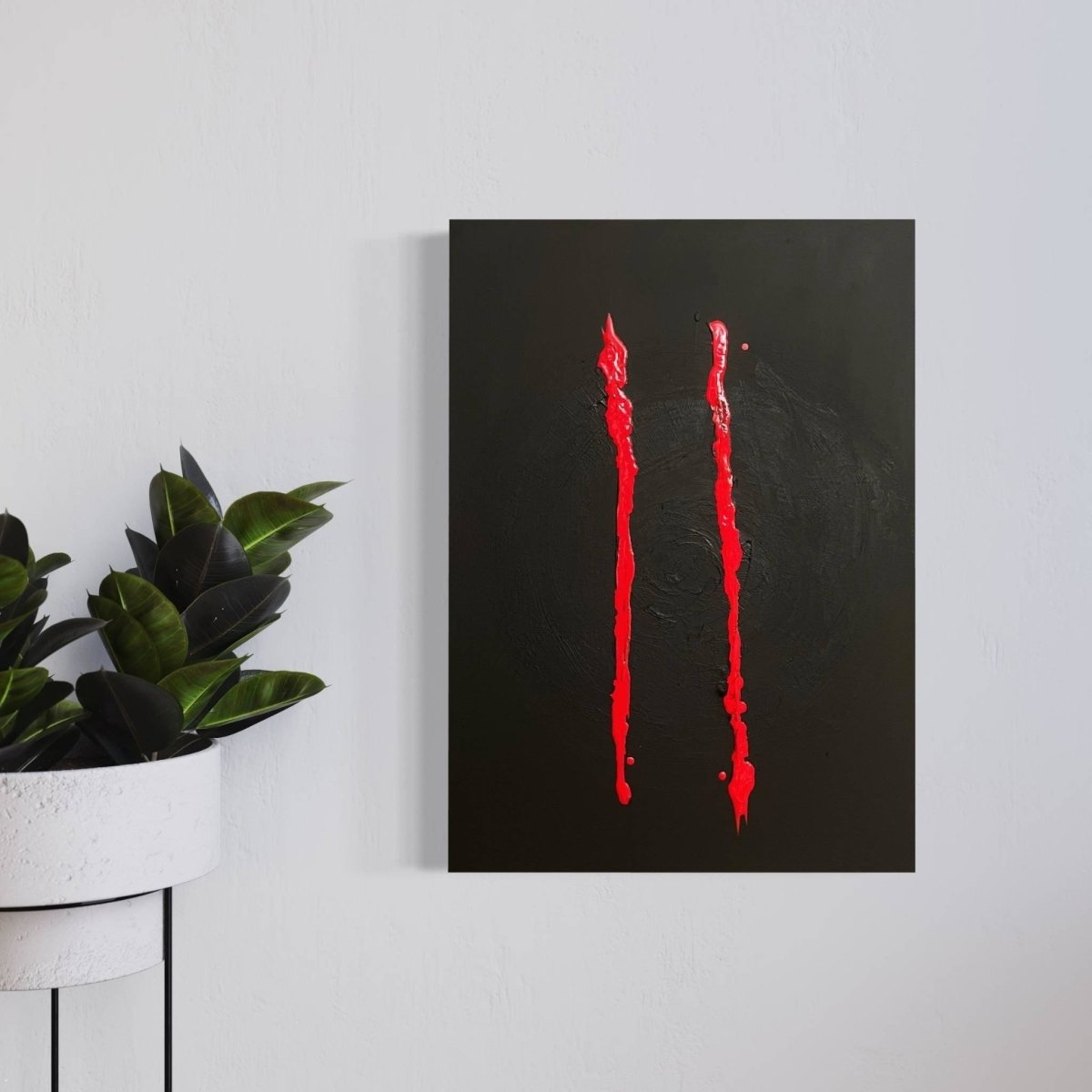 Existence and Live Original Painting on Canvas - Artchi