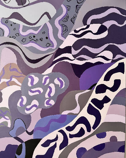 Color Swirl: Lavender